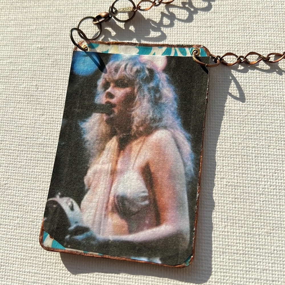 Stevie Nicks Brass Ornament